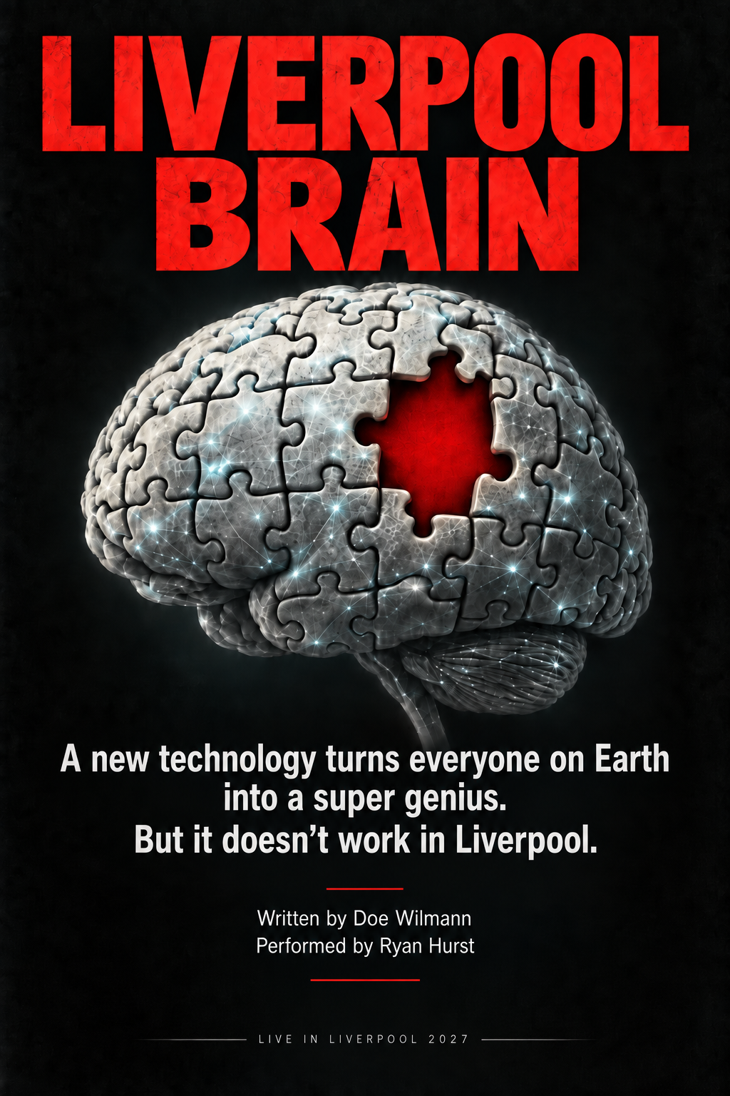 Liverpool Brain theatre poster